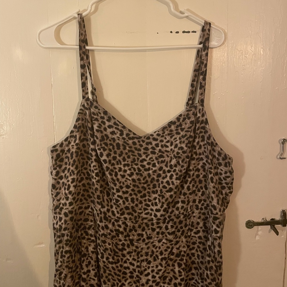 Torrid cheetah print Jumpsuit